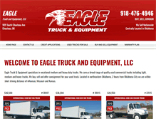 Tablet Screenshot of eagletruckandequipment.com